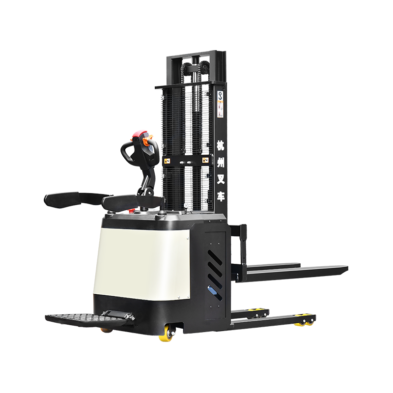 2 ton stand-on elektrisk pall staplare lift 3m - Hangcha